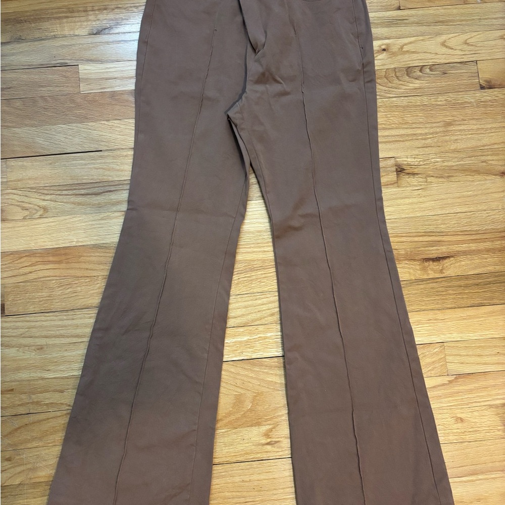 LOFT Chocolate Brown Flare Pants